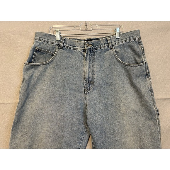 Godbody Grunge Jeans Mens Baggy Size 38x30 Y2k Utility Carpenter Baggies - Picture 3 of 16